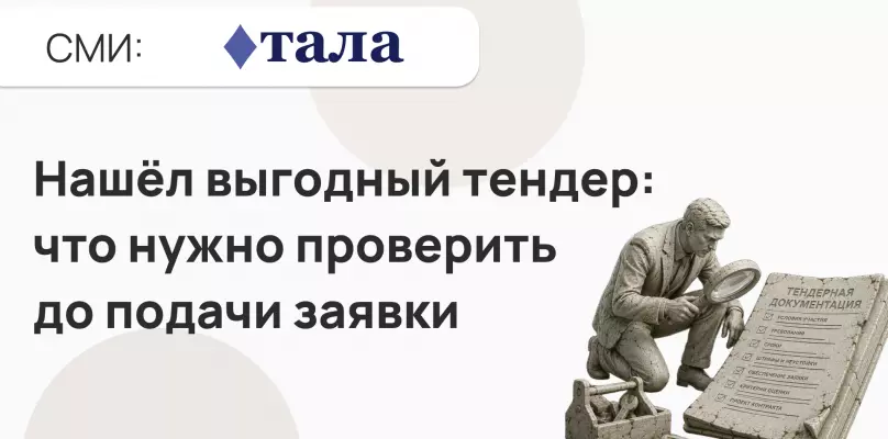 Что нужно делать, когда нашел выгодный тендер