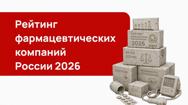Рейтинг фармацевтических компаний России 2026: как участвовать в тендерах на лекарства и медоборудование по 44-ФЗ и 223-ФЗ