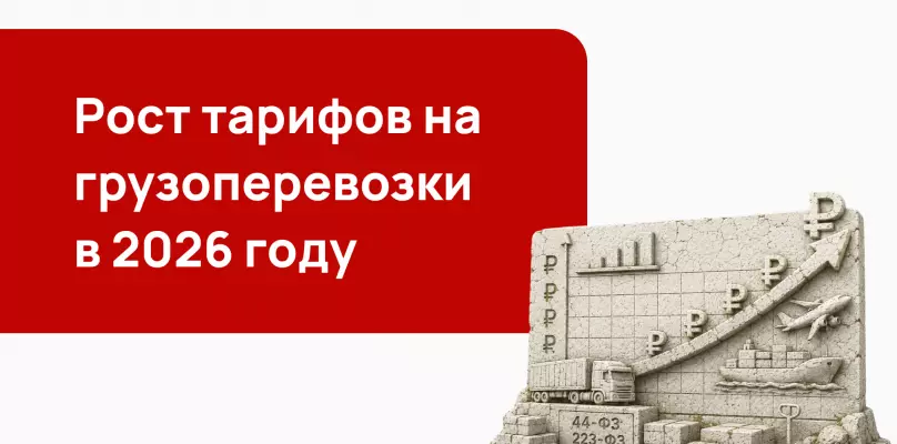 Рост тарифов на грузоперевозки в 2026 году: как удорожание логистики влияет на тендеры по 44-ФЗ и 223-ФЗ