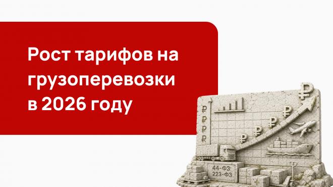 Рост тарифов на грузоперевозки в 2026 году: как удорожание логистики влияет на тендеры по 44-ФЗ и 223-ФЗ