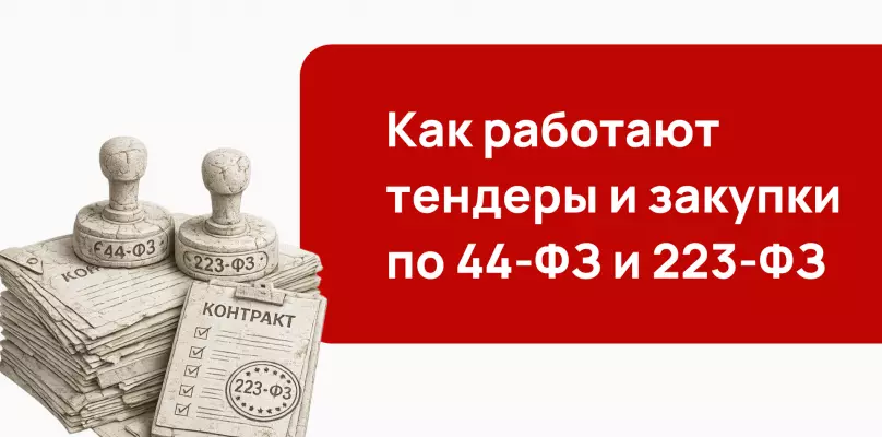 Как работают тендеры и закупки по 44-ФЗ и 223-ФЗ: полное руководство 2026